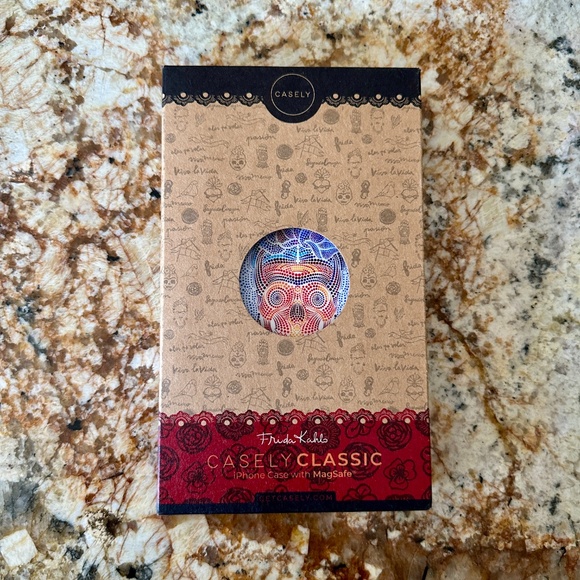 CASLEY X FRIDA KAHLO | Limited Edition Dotted Skull Case for iPhone 14 Pro - Picture 6 of 7